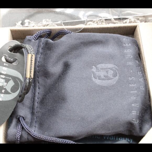 Charles-Hubert, Paris #3851 Hunter Case Picture Frame Quartz Pocket Watch - Picture 7 of 11